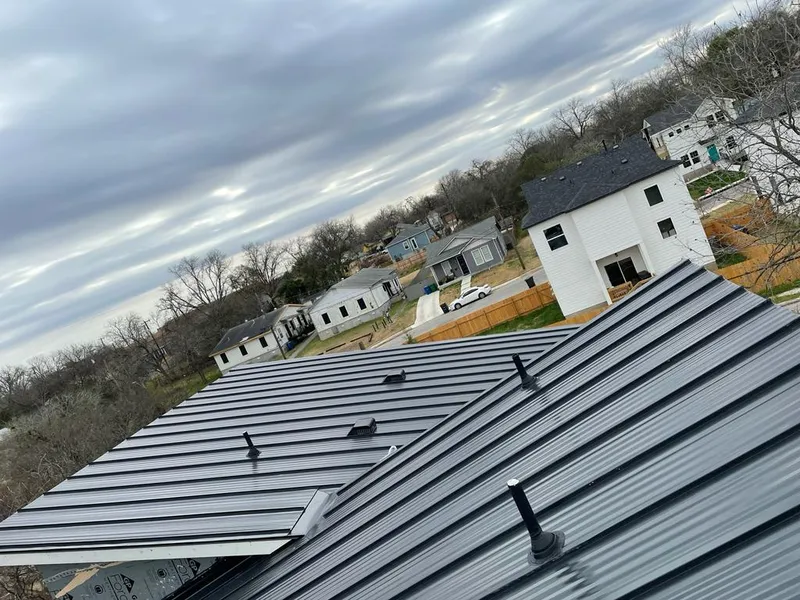 Standing seam metal roof panels with vents for Skylight Repair in Helena Valley Southeast
